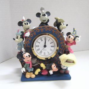NEW Disney Direct Mickey Through the Years clock